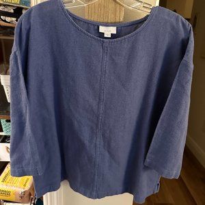 J.JILL PURE JILL LINEN CROP TOP SIZE XS